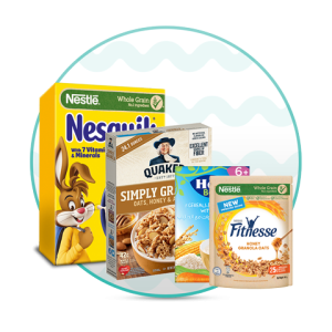 الشوفان والجرانولا و الحبوب الكاملة