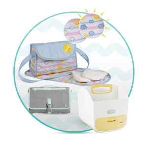 مستلزمات تغيير الحفاضات