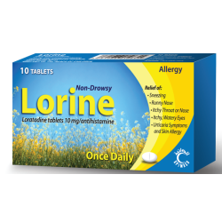 لورين 10مج | 10 اقراص لورين 10مج | 10 اقراص