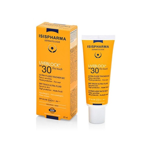 إيزيس يوفي بلوك سائل ألترا ملمس جاف معامل حماية من الشمس 30 | 40 مل إيزيس يوفي بلوك سائل ألترا ملمس جاف معامل حماية من الشمس 30 | 40 مل