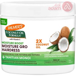 PALMER'S COCONUT OIL FORMULA MOISTURE-GRO CONDITIONING HAIRDRESS - 150G PALMER'S COCONUT OIL FORMULA MOISTURE-GRO CONDITIONING HAIRDRESS - 150G