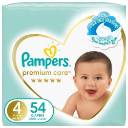 PAMPERS PREMIUM CARE DIAPERS NO.4 (52D)