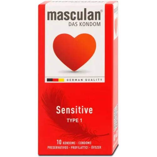 ماسكولان واقي ذكري حساس 10حبة 0011