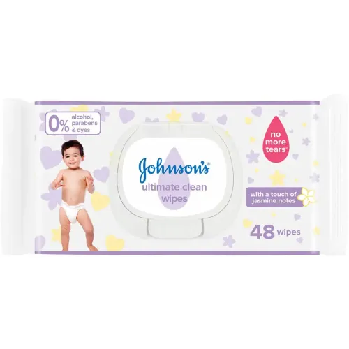 مناديل جونسون ألتيميت كلين | 48 قطعة مناديل جونسون ألتيميت كلين | 48 قطعة