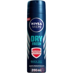 نيفيا بخاخ للعرق رجال انتعاش جاف | 200مل نيفيا بخاخ للعرق رجال انتعاش جاف | 200مل