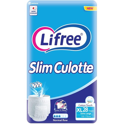 LIFREE SLIM CULOTTE XLARGE MEGA 28 PCS