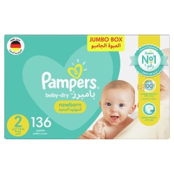 PAMPERS NO:2 68 DIAPER JUMBO