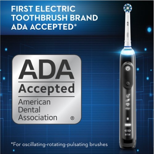 فرشاة أسنان كهربائية قابلة لإعادة الشحن من أورال بي مع حقيبة سفر سوداء