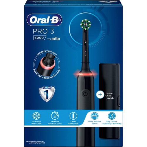 أورال بي برو 3 - (3000) فرشاة أسنان كهربائية ثلاثية الأبعاد