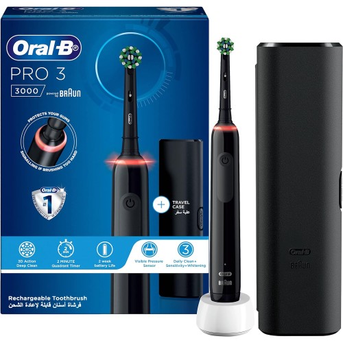 أورال بي برو 3 - (3000) فرشاة أسنان كهربائية ثلاثية الأبعاد
