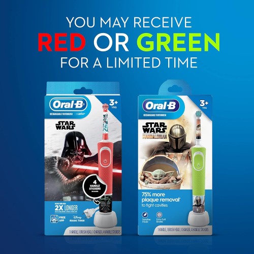 أورال بي فرشاة أسنان كهربائية قابلة لإعادة الشحن باللون الأحمر للأولاد أورال بي فرشاة أسنان كهربائية قابلة لإعادة الشحن باللون الأحمر للأولاد