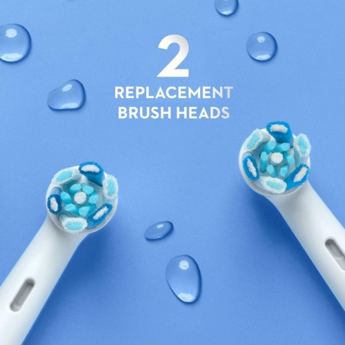 ORAL-B IO RB CW-2 ULTIMATE CLEAN WHITE TOOTHBRUSH HEADS - PACK OF 2 COUNTS