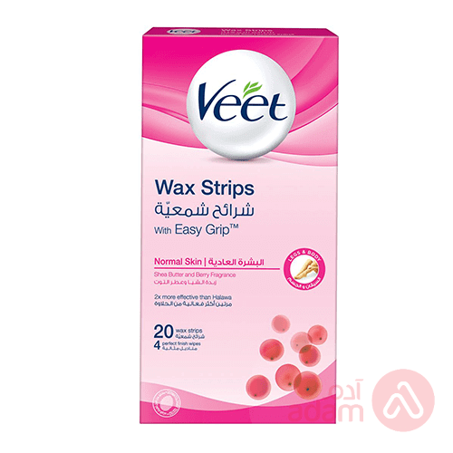 VEET WAX STRIPS 20PCS NORMAL SKIN