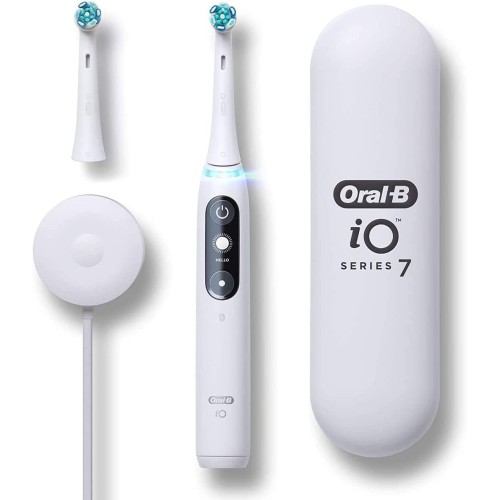 ORAL-B IO SERIES 7 ELECTRIC TOOTHBRUSH ALABASTER WHITE