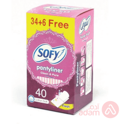 SOFY PANTYLINER DAILY CLEAN & PURE UNSCENTED - 120 PCS
SOFY PANTYLINER DAILY CLEAN & PURE UNSCENTED - 120 PCS