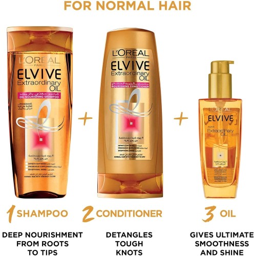 LOREAL ELVIVE SH. 200ML EO.OIL (DH)
