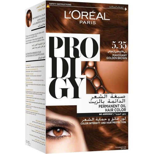 LOREAL PRODIGY OIL H.COLOR NO. 5.35