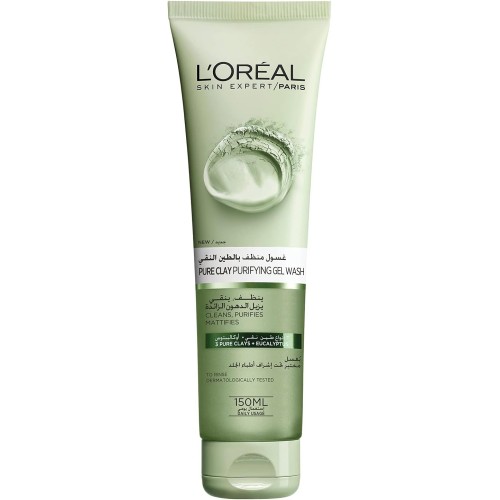 LOREAL PURECLAY GEL WASH 150ML (GREEN)