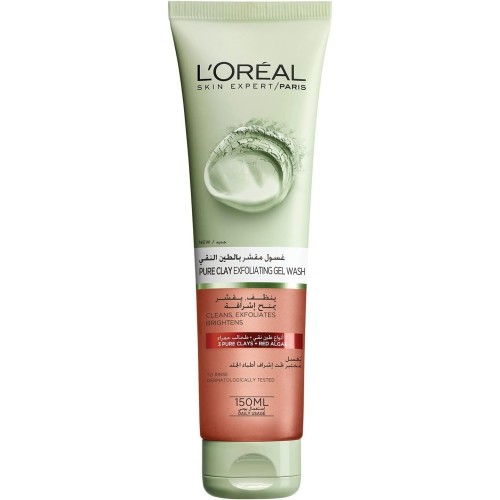 LOREAL PURECLAY GEL WASH 150ML (RED)
