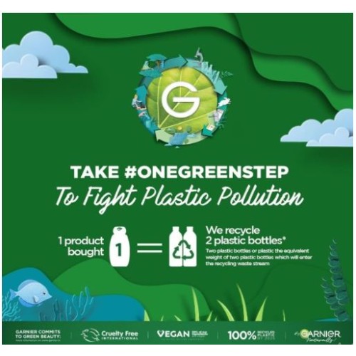 غارنييه - قناع مناديل - 32 جم شاي أخضر