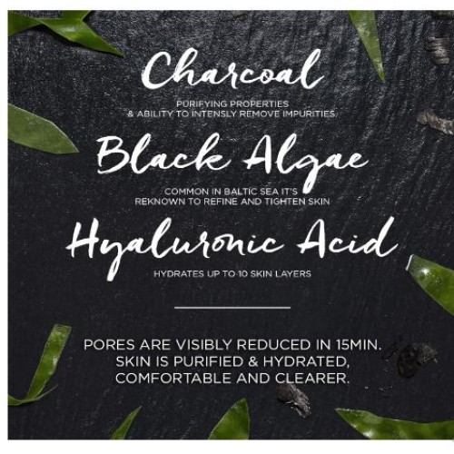 غارنييه - قناع مناديل - 32 جم - كاركول نقي