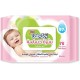 BABYJOY، للبشرة الحساسة ، عبوة مناديل مبللة للتدفق ، مطفي بغطاء بلاستيكي - 76 قطعة