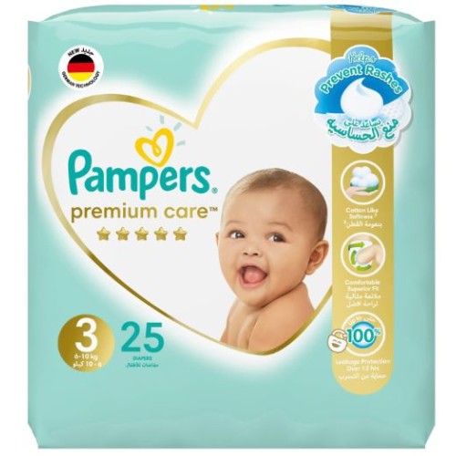 PAMPERS PREMIUM CARE DIAPERS NO.3 (25D)