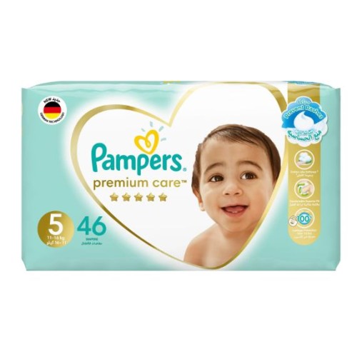 PAMPERS PREMIUM CARE DIAPERS NO.5 (46D)