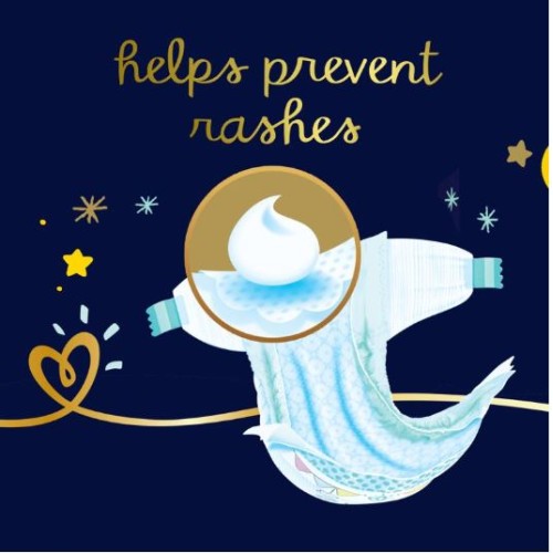 بامبرز عناية مميزة ليلي مقاس (3) عبوة ميجا 58 حفاض